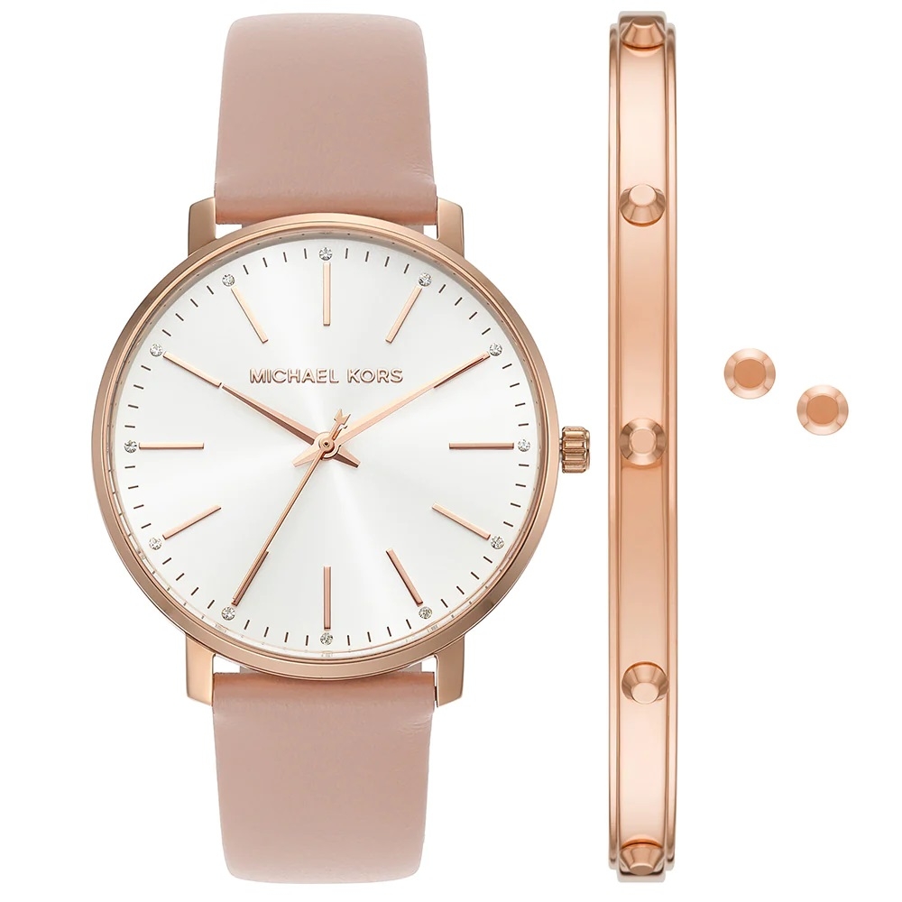 MICHAEL KORS Mod. PYPER Special Pack + Bracelet + Earrings BY Michael Kors - Unisex Watches available at DOYUF